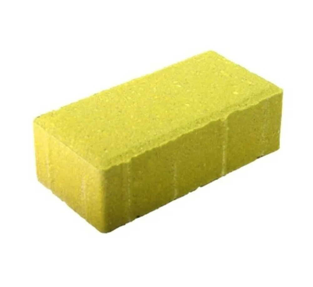 Брусчатка Кирпичик 200x100x60 мм желтый