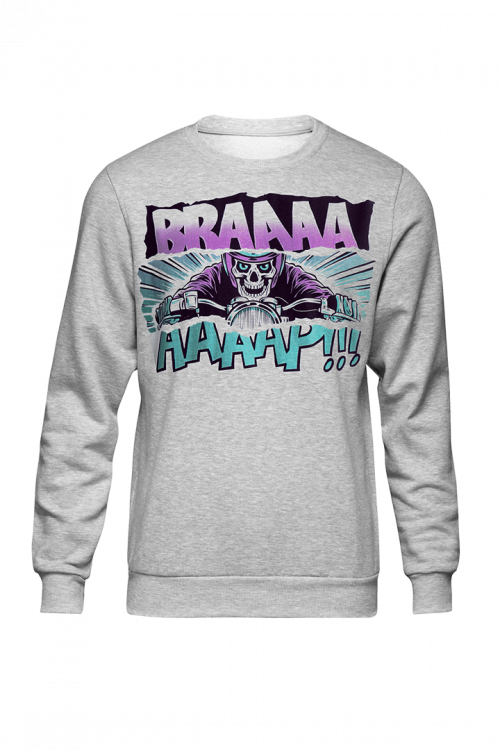 Свитер Sweater Braaap Grey John Doe