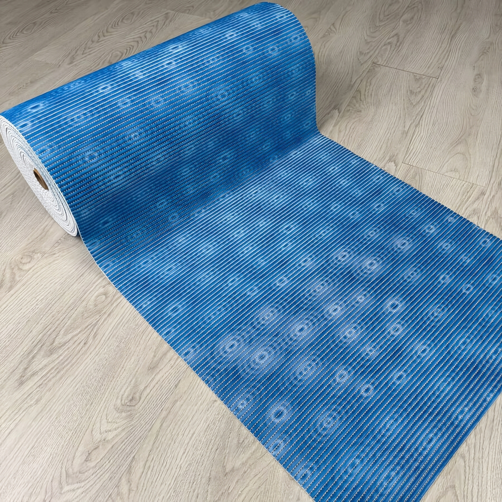 Коврик мерный AQUA STEP CLASSIC 1,3*15м толщина 4,4мм, M11101 BLUE