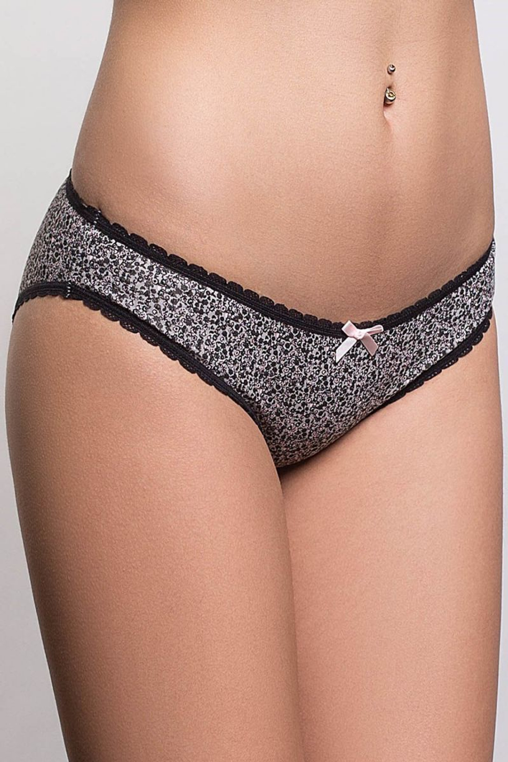 Женские трусики с кружевной отделкой (Размер: XL) (Цвет: черный)