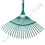 GRINDA PR-40 ALU, 440 х 250 х 1630 мм, 22 плоских зубца, алюминиевый черенок, веерные грабли, PROLine (39586)