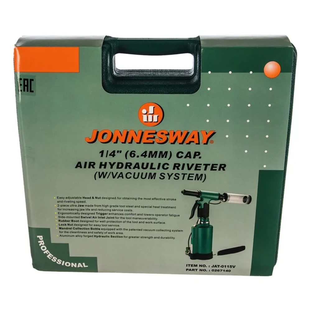 Заклепочник гидропневматический JONNESWAY JAT-0115V