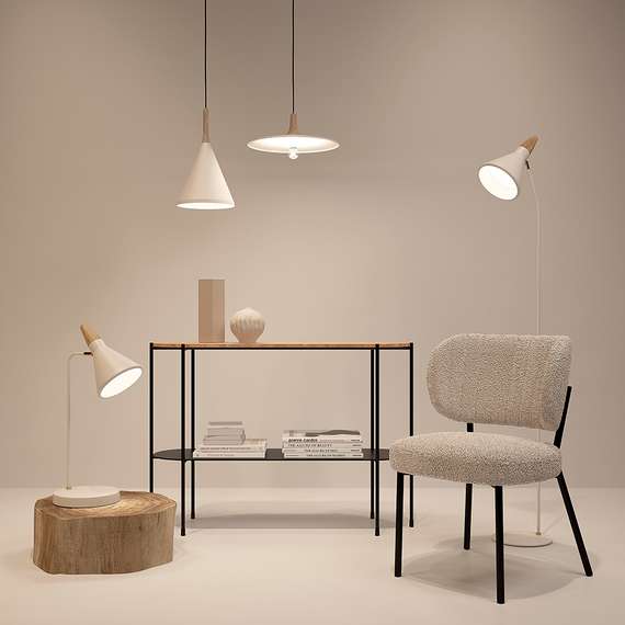 Светильник подвесной Mango Pyor, Ø29х26 см, бежевый