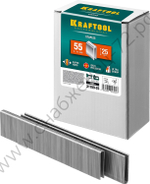 KRAFTOOL тип 18GA (55 / 90 / C) 25 мм, 5000 шт, скобы для степлера (31789-25)