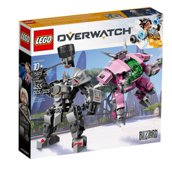 LEGO Overwatch: D.Va и Райнхардт 75973 — D.Va & Reinhardt — Лего Овервотч