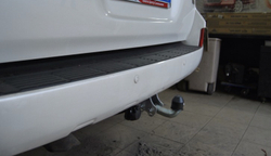 Фаркоп оцинкованный Galia T070A для Toyota Land Cruiser 200 2008-, Lexus LX 2008-(паспорт и сертификат в комплекте)(без электрики)