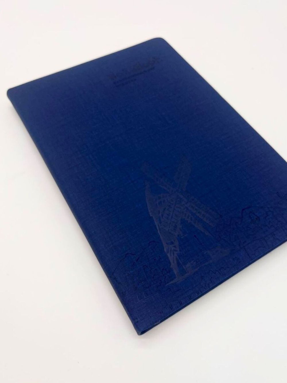 Блокнот 112 л. В5 25*17,5 см лин. т.син.джинс (7674-5)