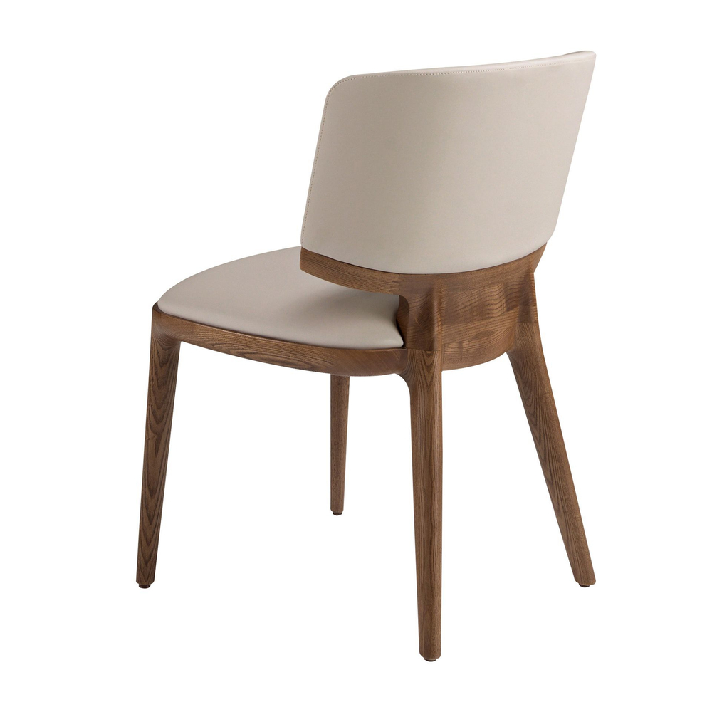 Стул 4206 из кремовой экокожи