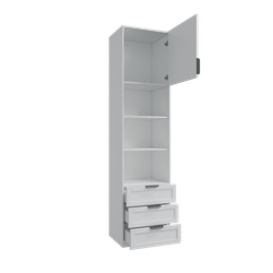 Шкаф распашной Нордик -1, белый