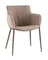Стул Твигги велюр бежевый, каркас бежево-серый