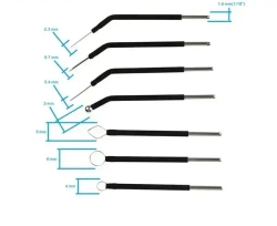 Набор электродов монополярных для коагулятора Ellman Surgitron, диаметр штекера 1,6 мм