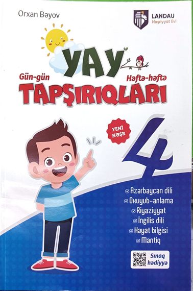 4-cü sinif Yay tapşırıqları