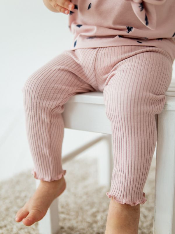 Лосины с волнистым краем 