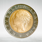 Italy 500 Lire 1982 R "Bimetallic – Head of Italy and Ship", AU