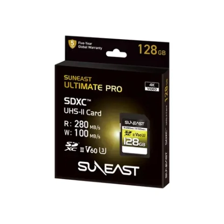 Карта памяти Suneast ULTIMATE PRO microSDXC 128GB UHS-II U3 V60, R/W 280/100 МБ/с