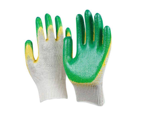 Перчатки трикотажные с двойным латексным покрытием