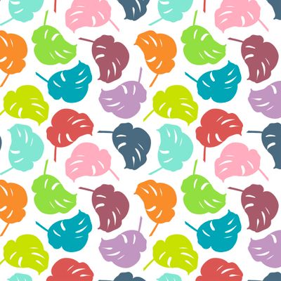 sseamless pattern. Monstera.