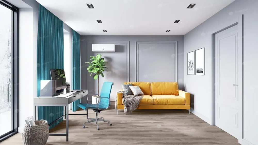 Кварц-виниловая плитка Alpine Floor Premium XL Дуб гранит ава ECO 7-8