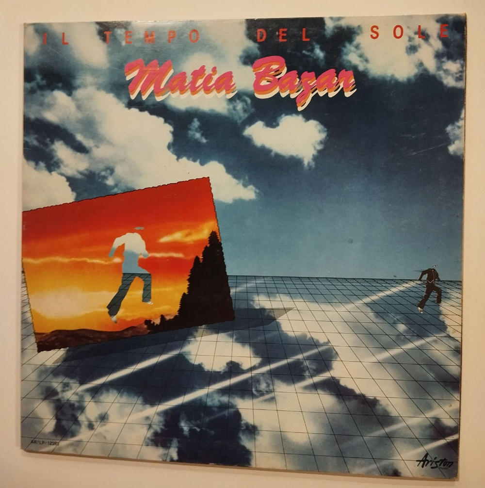 Винтажная виниловая пластинка LP Matia Bazar Il Tempo Del Sole (Italy 1980)