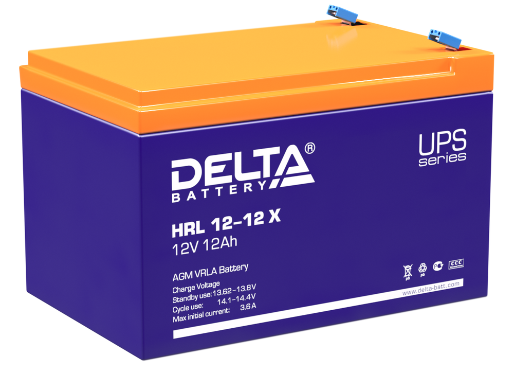 Батарея  Delta HRL 12-12 X