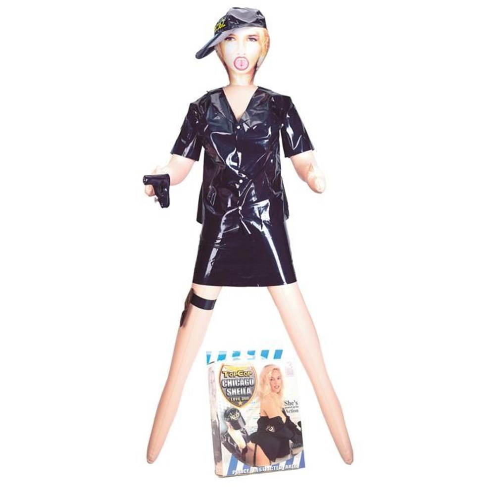 Надувная секс-кукла в форме полисвумен (Цвет: телесный)