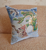 Декоративный гобеленовый чехол для интерьерной подушки Горыныч 38*38
