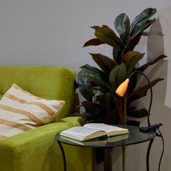 ULM-D501 4W-4000K ORANGE Светильник настольный светодиодный прищепка. Механический выключатель. Оранжевый. TM Uniel