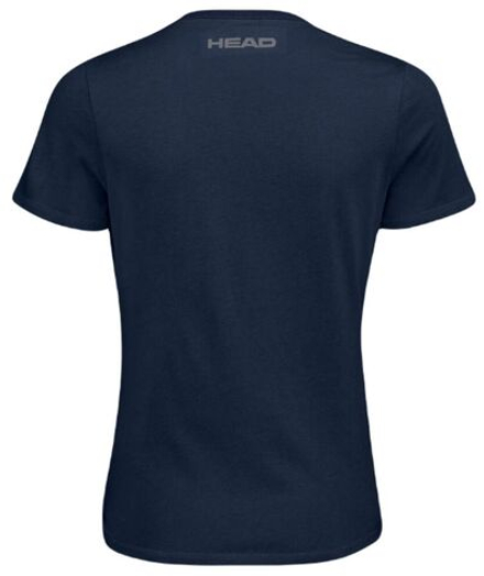 Женская теннисная футболка Head Club Lara T-Shirt - dark blue