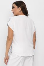 Блуза Стильный образ (белая) Б13794-3М LT Collection