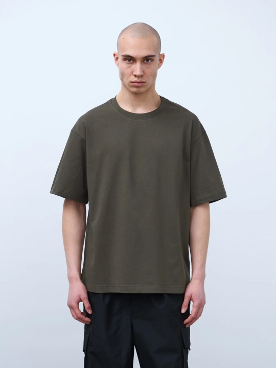 Футболка оверсайз (хаки) 230 г