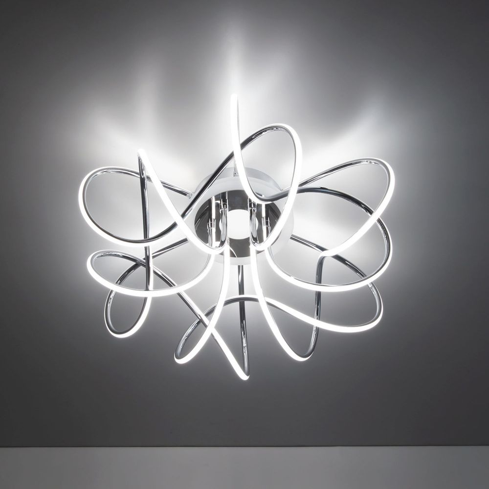 Citilux Джемини Смарт CL229A161E RGB Умная люстра Хром