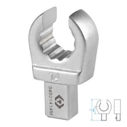 KING TONY (34501414M) Насадка разрезная серии "FIT", 14 мм, 9х12 мм