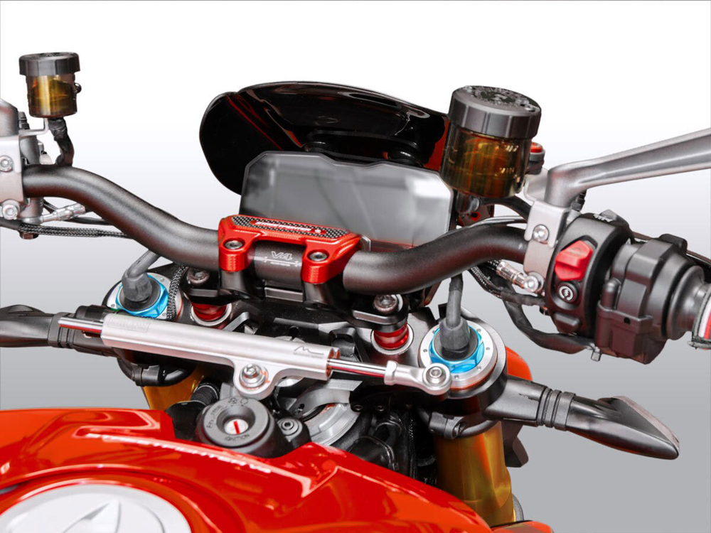 WRS Ветрове стекло Sport Ducati Streetfighter V4 (2020-2024) матовый черный DU015NO