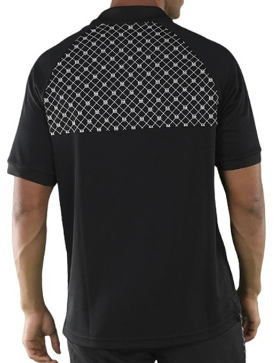 Мужское теннисное поло Sergio Tacchini Rombo Polo - black/white