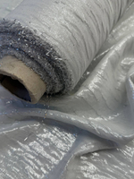 Шелк с люрексом Canepa светло-серый фактурный