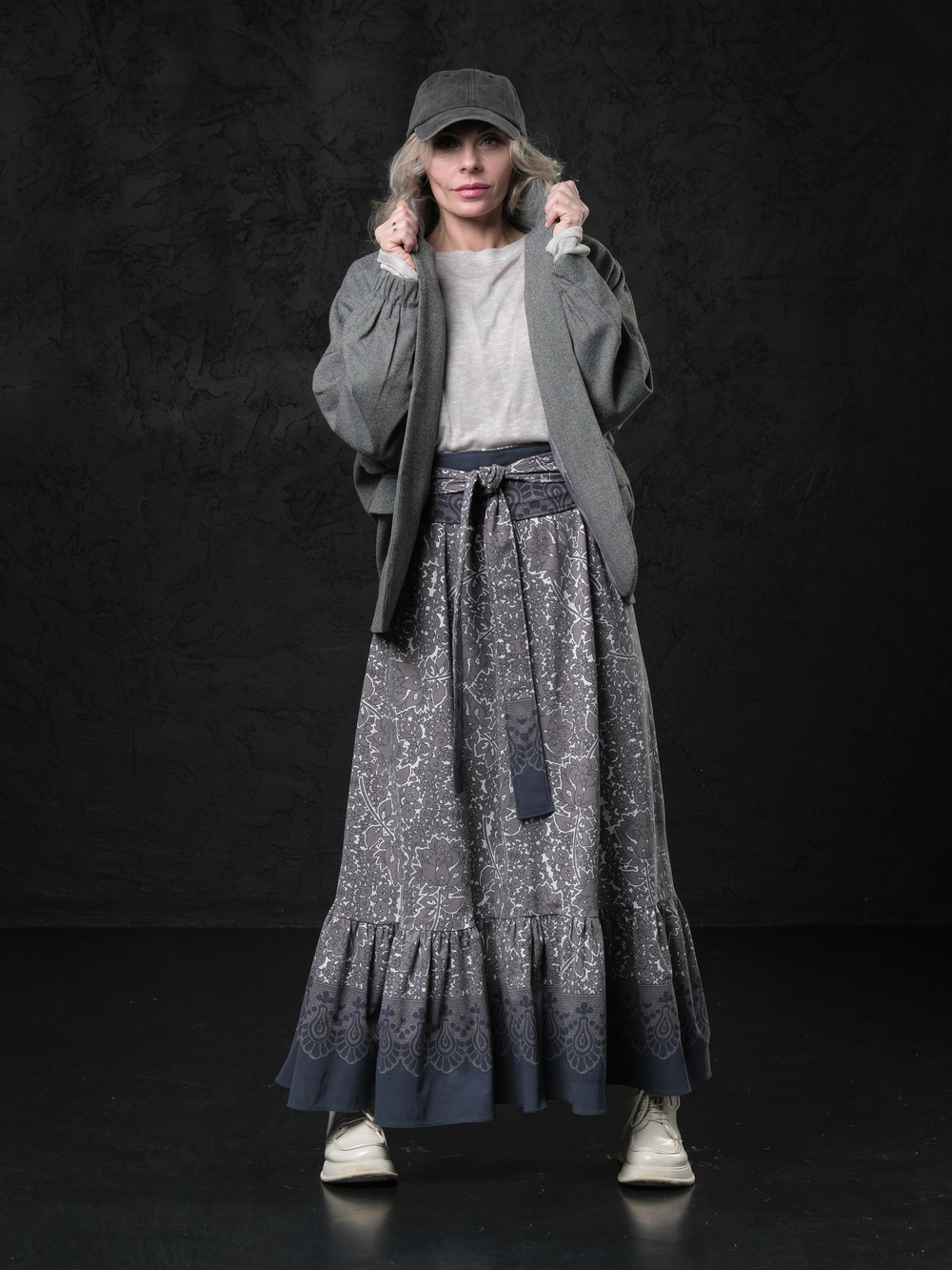 Юбка с орнаментом+ кушак