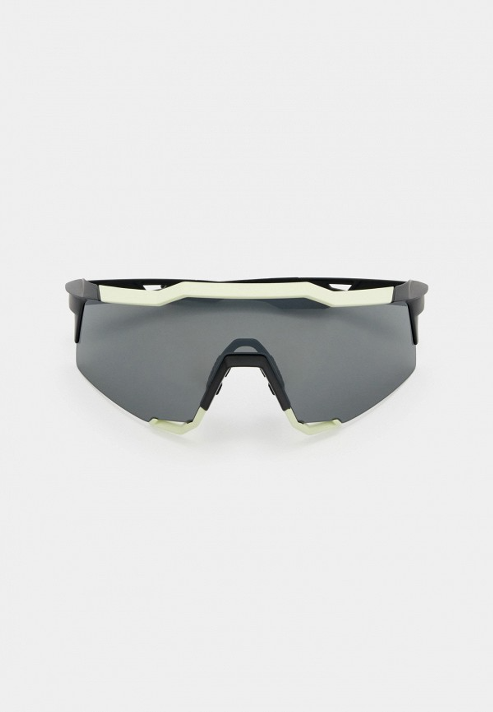 Спортивные очки с диоптриями 100% Speedcraft / Soft Tact Glow / Black Mirror Lens OS