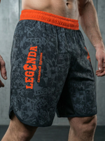 Шорты спортивные тренировочные LEGENDA Миссия черные