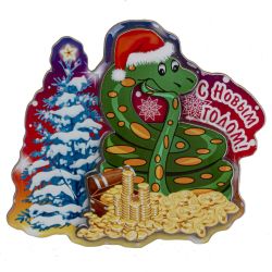 GAEM Магнит "Змейка", L8 W1 H7 см, 6в.