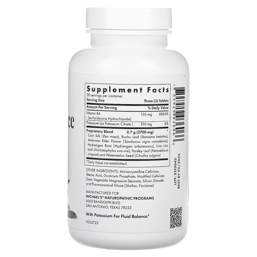 Michael's Health, Water Balance Factors, 90 вегетарианских таблеток