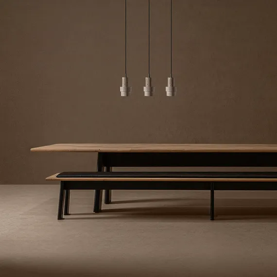 Обеденный стол Nara 280х105 см, дуб