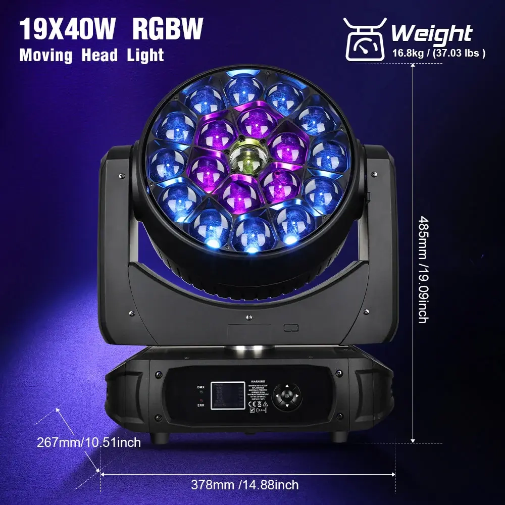 Вращающаяся голова Wash Beam B-EYE Pixel 19x40, Big Dipper