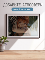 Постер плакат Нами Под Пальмой One Piece Ван Пис