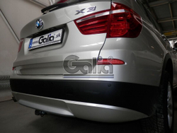 Фаркоп оцинкованный Galia B019C для BMW X3 2010-2017, X4 2014-2018(паспорт и сертификат в комплекте)(без электрики)