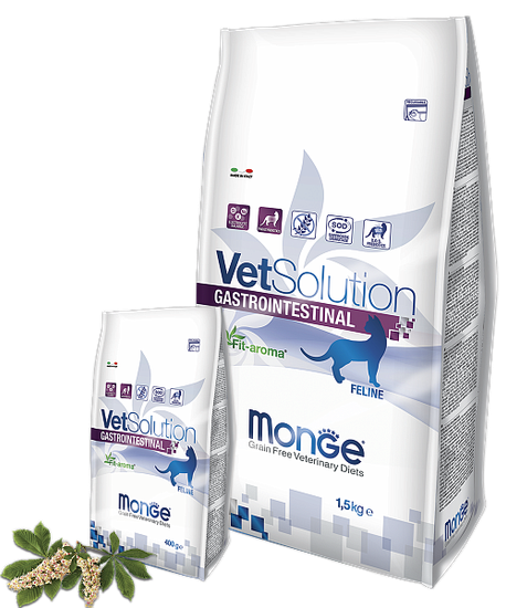 MONGE VETSOLUTION GASTROINTESTINAL для кошек 1,5кг