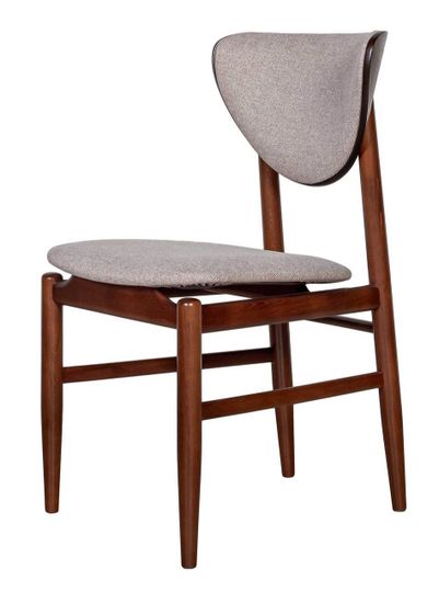 Стул FANO-F с мягкой вставкой в деревянной спинке / Американский орех