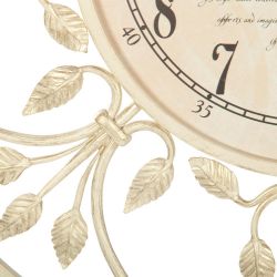 Часы настенные London Time большие Айвори