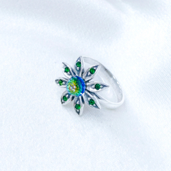 "Сель" кольцо в серебряном покрытии из коллекции "Погода" от Jenavi