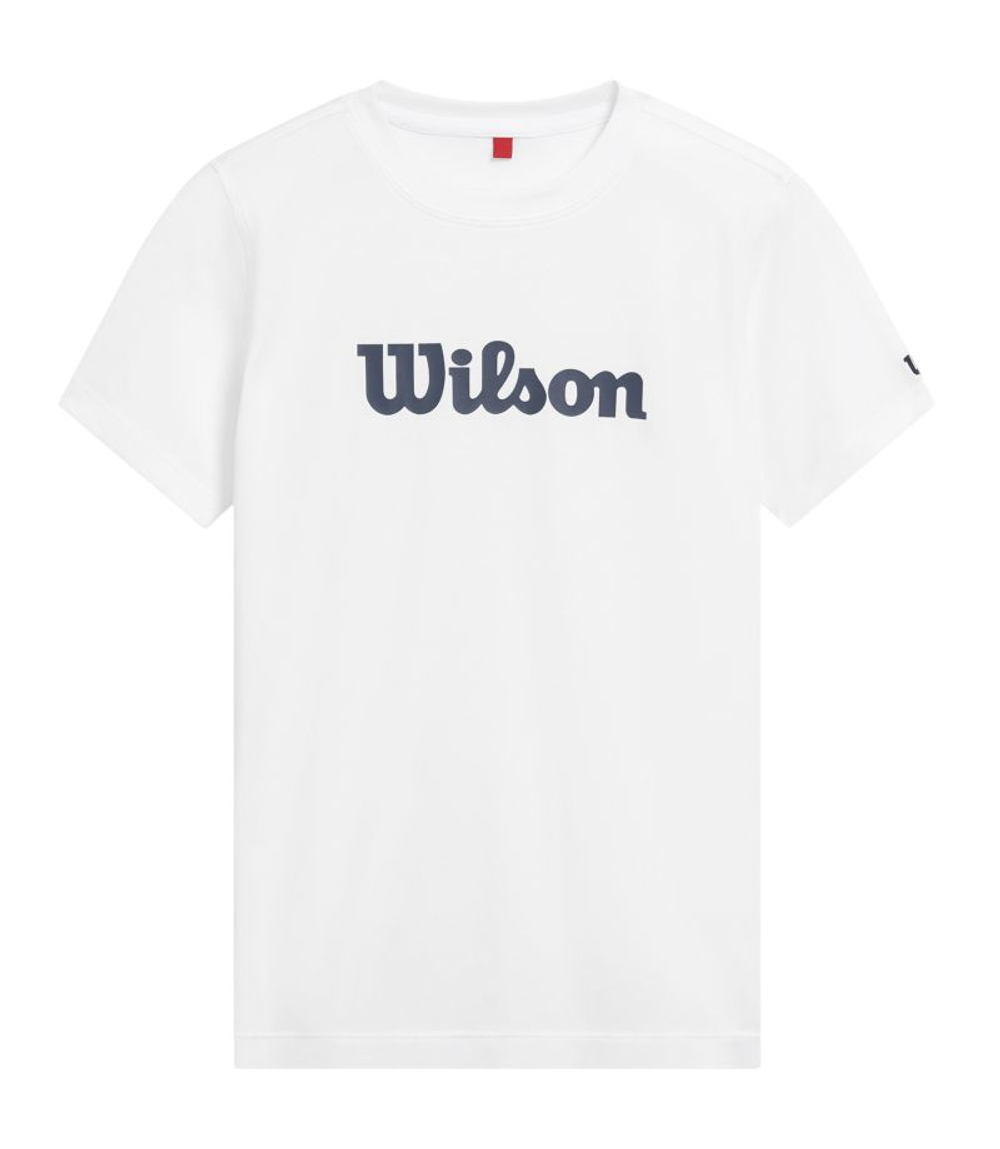 Футболка для девочки Wilson Youth Team Performance - bright white