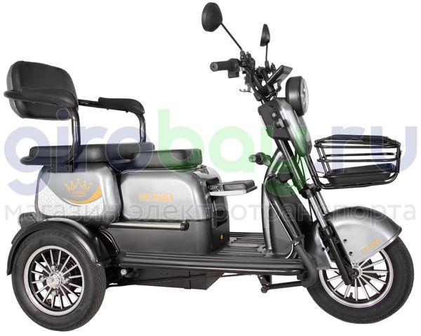 Электроскутер IKINGI SIBTRIKE 1000W (60V/25Ah) - Серый фото №2